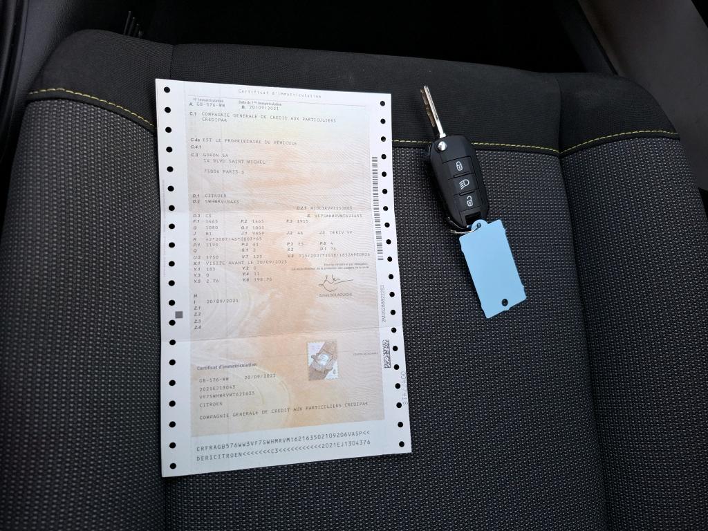 Citroen C3 SOCIETE PURE TECH 83 S&S BVM FEEL BUSINESS R 2021