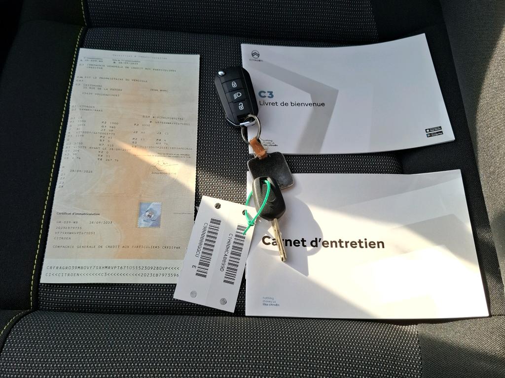 Citroen C3 PureTech 83 ch BVM5 You 2023