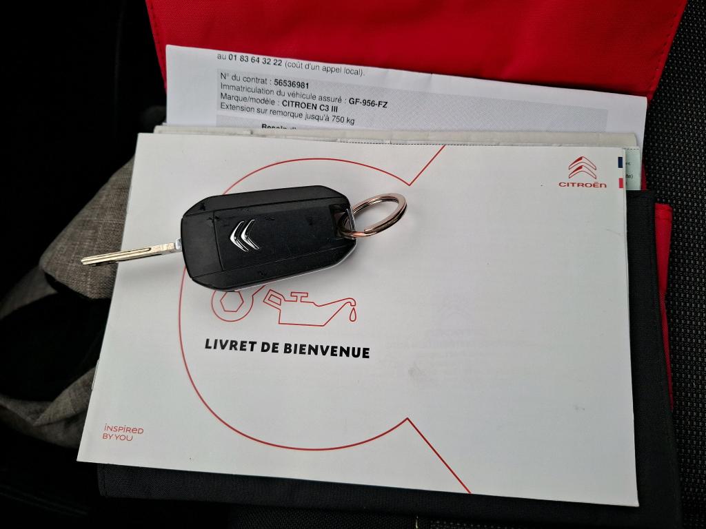 Citroen C3 SOCIETE PURE TECH 83 S&S BVM FEEL NAV 2022