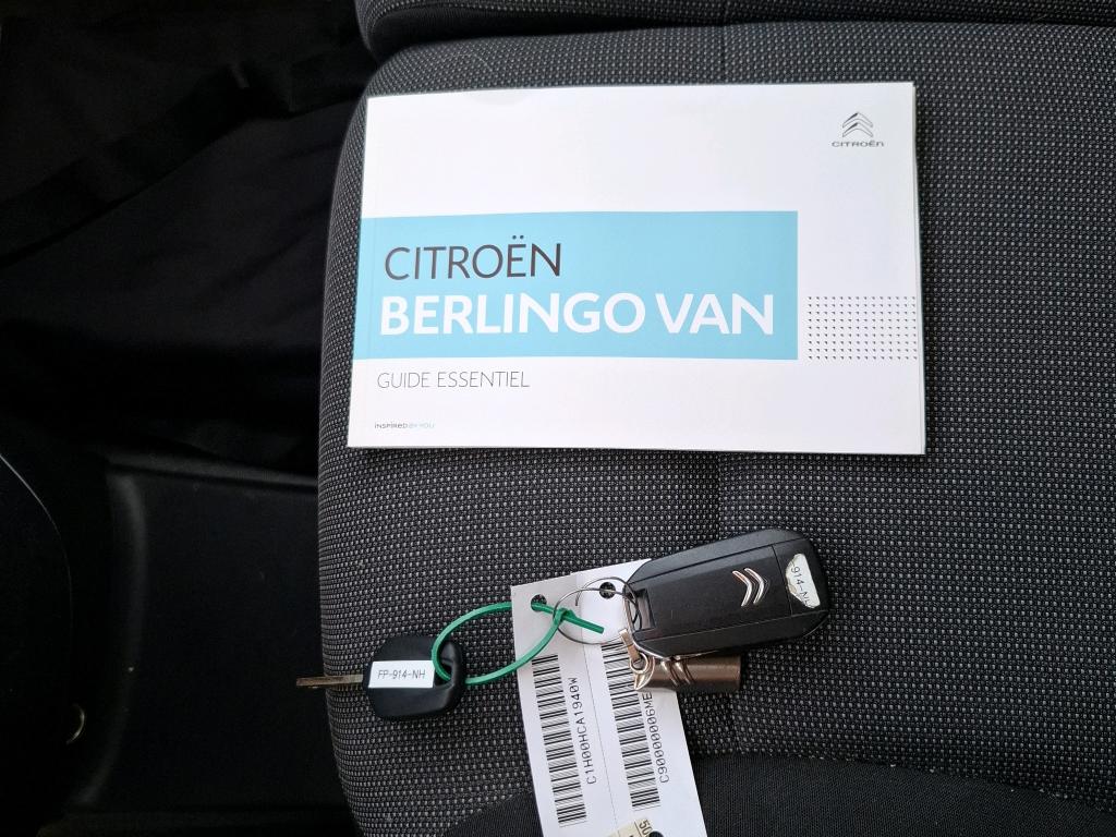 Citroen BERLINGO VAN M 650 BLUEHDI 100 S&S BVM5 CLUB 2020