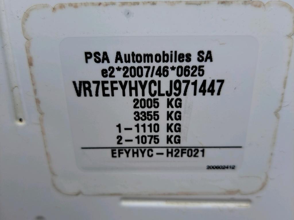 Citroen BERLINGO VAN M 650 BLUEHDI 100 S&S BVM5 CLUB 2020