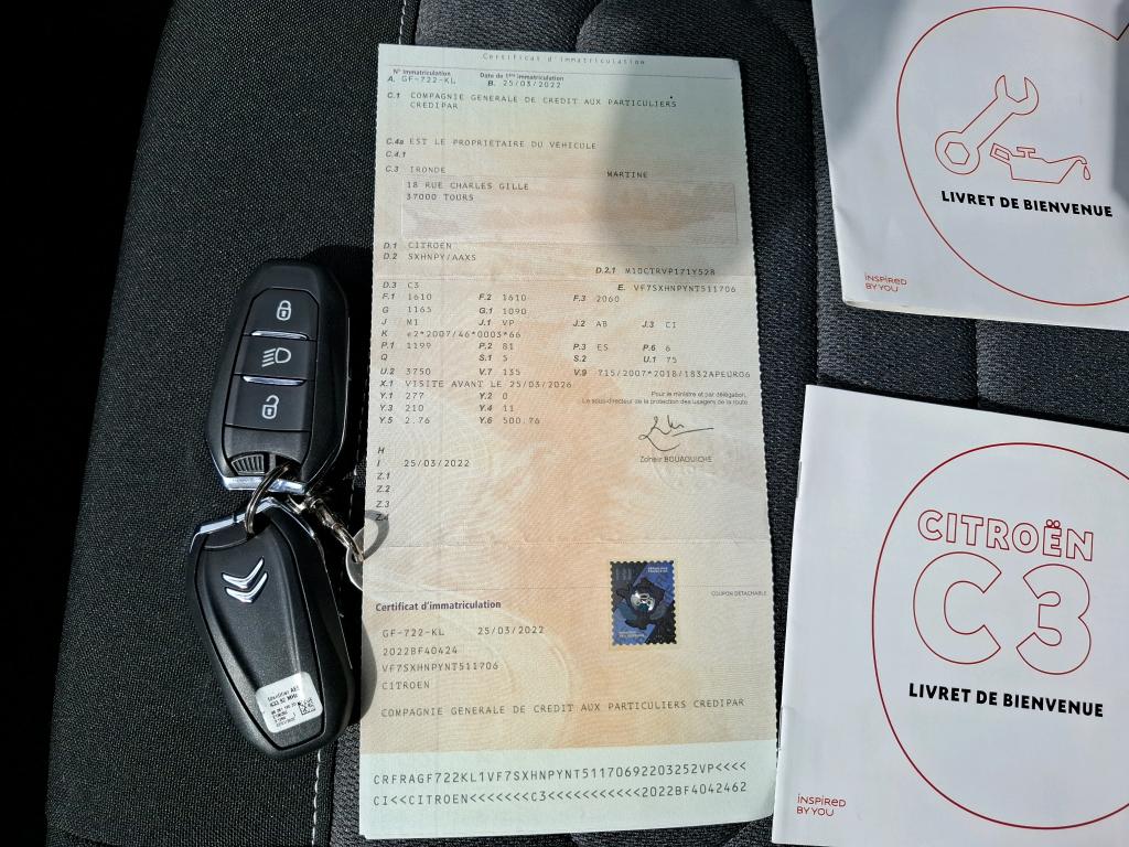 Citroen C3 PureTech 110 S&S EAT6 Shine Pack 2022