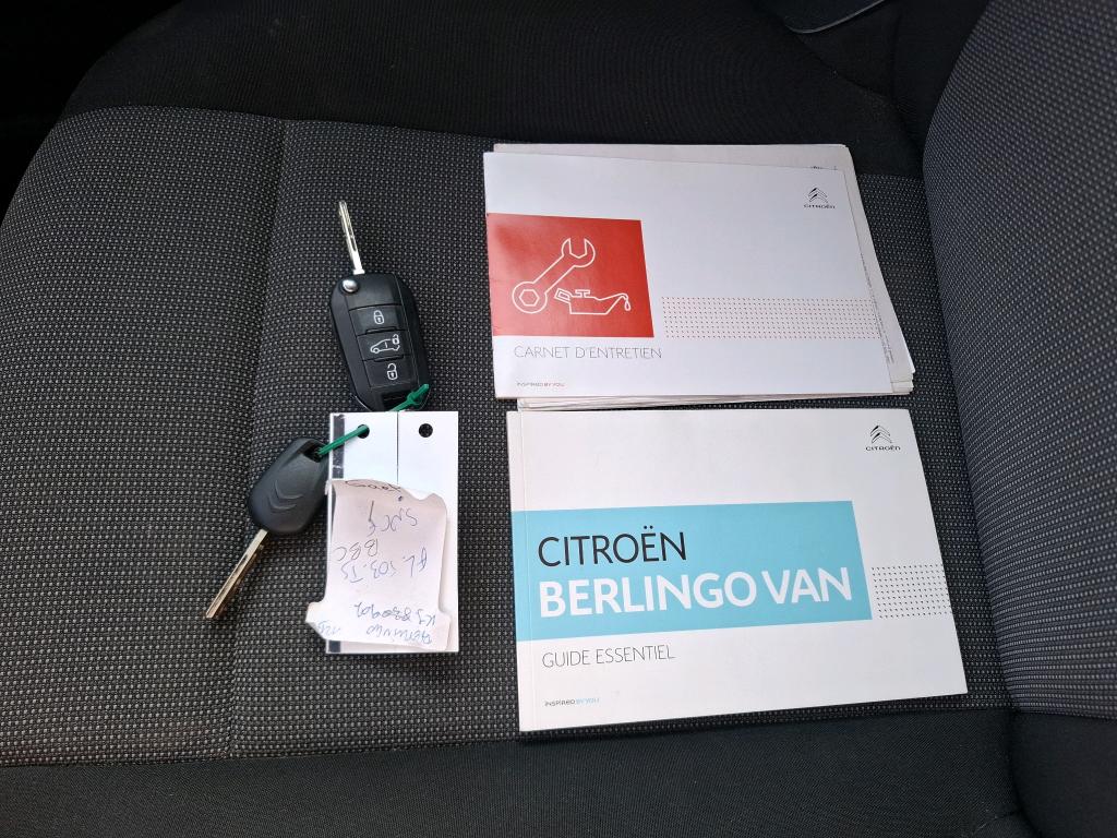 Citroen BERLINGO VAN M 650 BLUEHDI 100 S&S BVM5 CLUB 2019