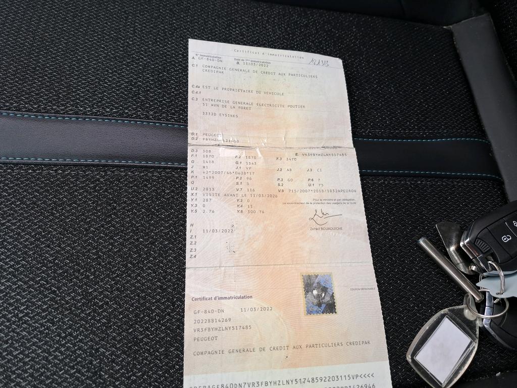 Peugeot 308 BlueHDi 130ch S&S BVM6 Allure Pack 2022