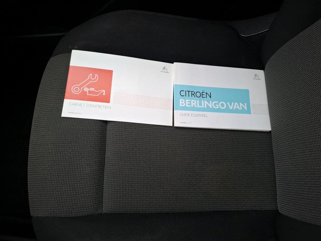 Citroen BERLINGO VAN M 650 BLUEHDI 100 S&S BVM5 CLUB 2019