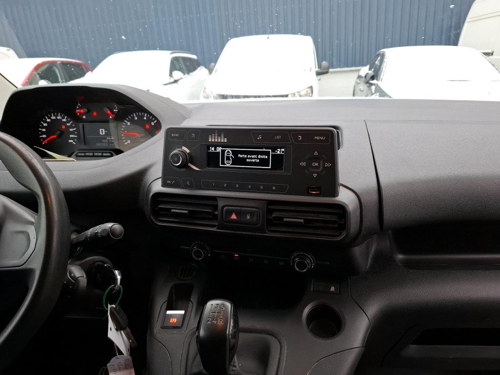 Peugeot PARTNER FOURGON STANDARD 650 KG BLUEHDI 100 S&S BVM5 PREMIUM 2020