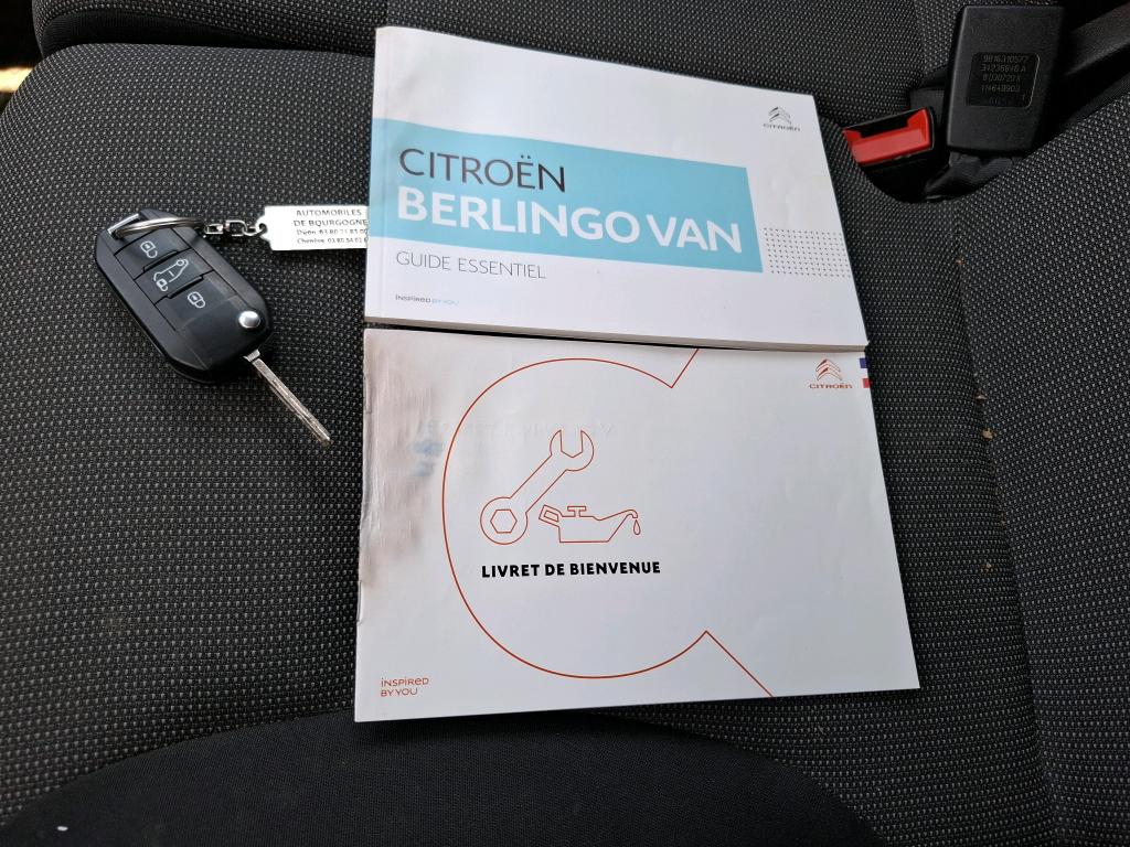 Citroen BERLINGO VAN M 650 BLUEHDI 100 S&S BVM5 CLUB 2020