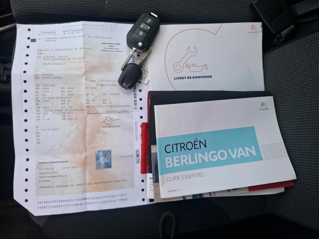 Citroen BERLINGO VAN M 650 BLUEHDI 130 S&S EAT8 DRIVER 2021