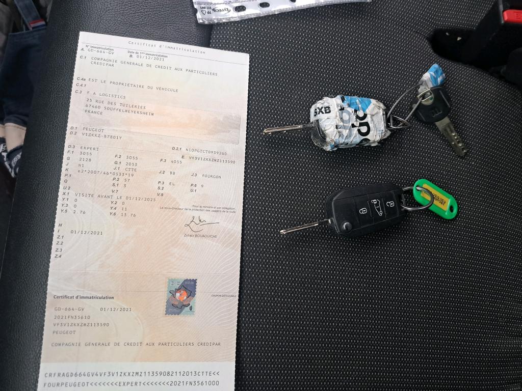 Peugeot EXPERT FGN TOLE LONG ELECTRIQUE 75KWH 136 PREMIUM 2021
