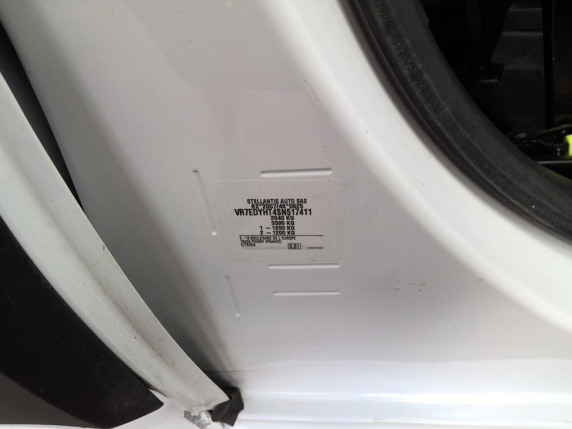 Citroen BERLINGO VAN TAILLE M 650KG BLUEHDI 100 S&S BVM6  2025