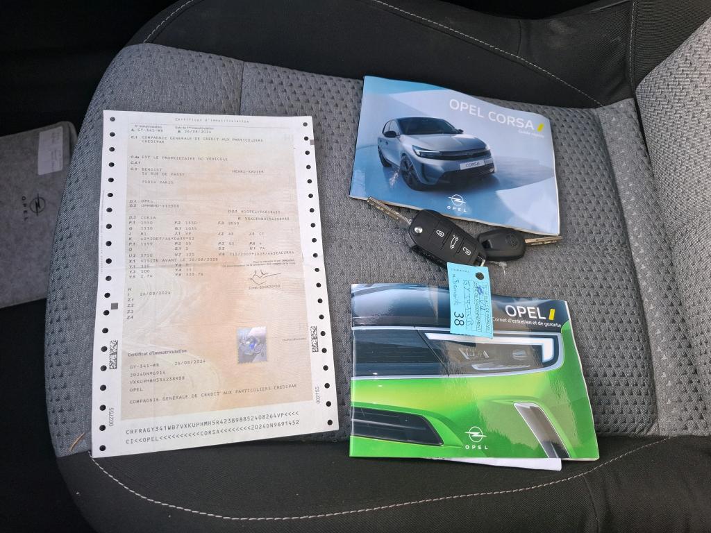 Opel Corsa 1.2 75 ch BVM5  2024