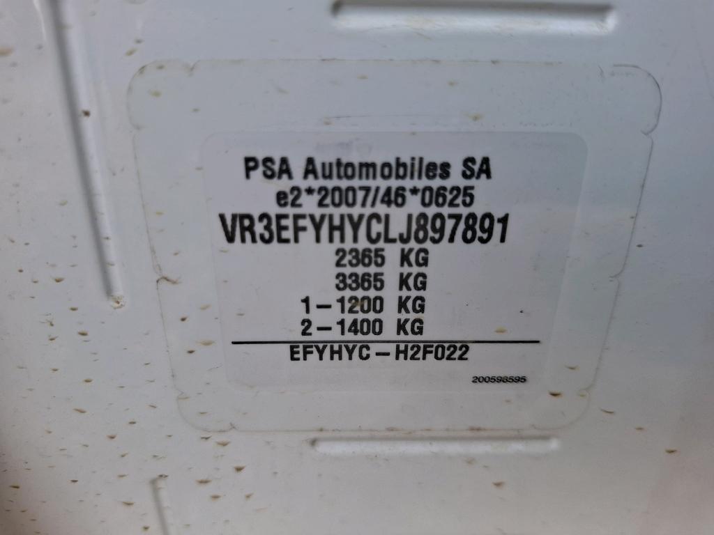 Peugeot PARTNER FOURGON STANDARD 1000 KG BLUEHDI 100 S&S BVM5 ASPHALT 2020