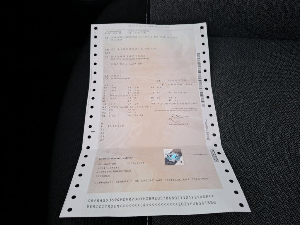 Citroen C4 SOCIETE BLUEHDI 130 S&S EAT8 FEEL NAV BUSINESS R 2021