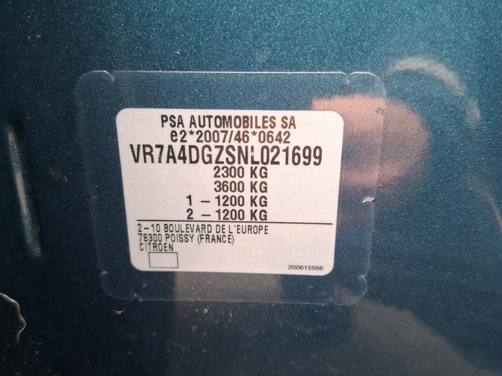 Citroen C5 Aircross Hybride Rechargeable 225 e-EAT8 Shine Pack 2022