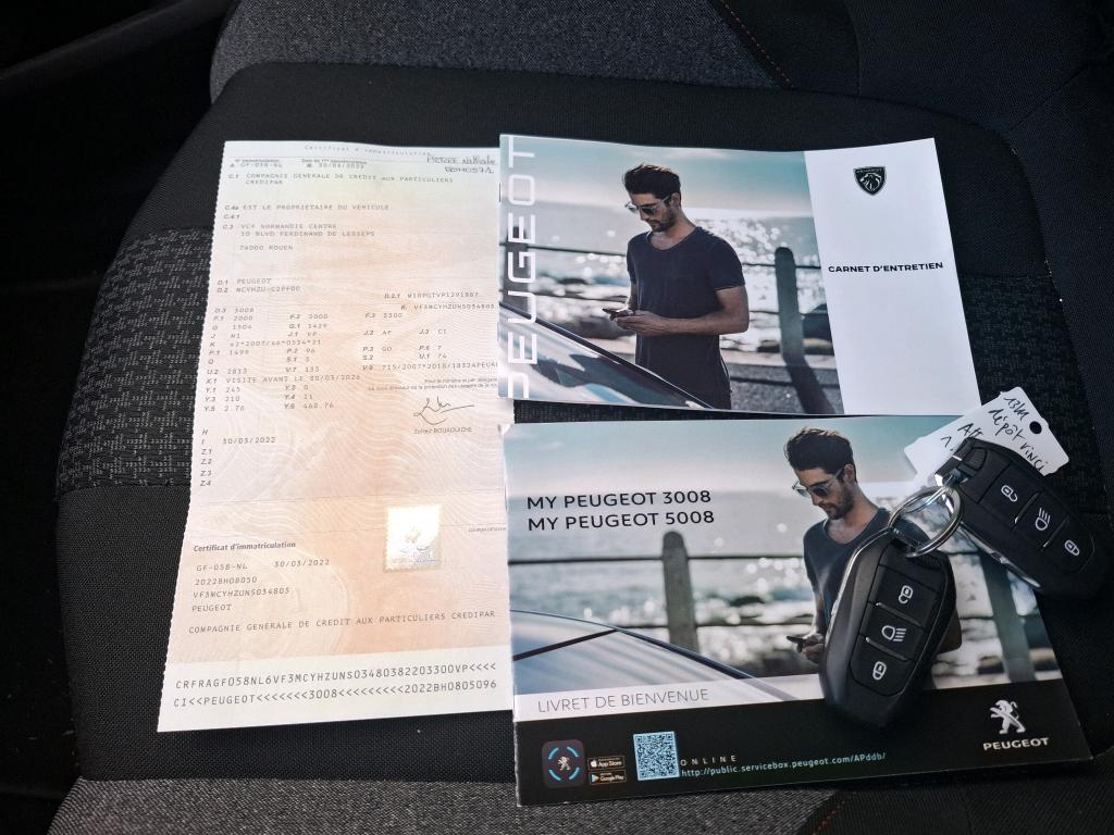 Peugeot 3008 BlueHDi 130ch S&S EAT8 Active Pack 2022