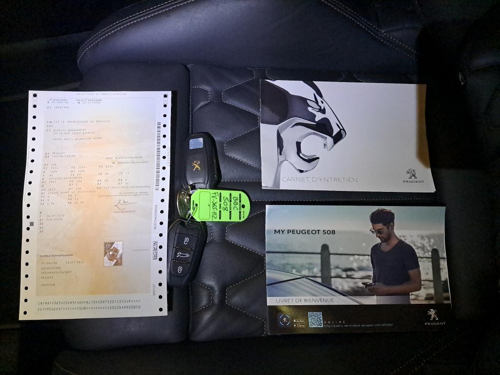 Peugeot 508 BlueHDi 160 ch S&S EAT8 GT Line 2020