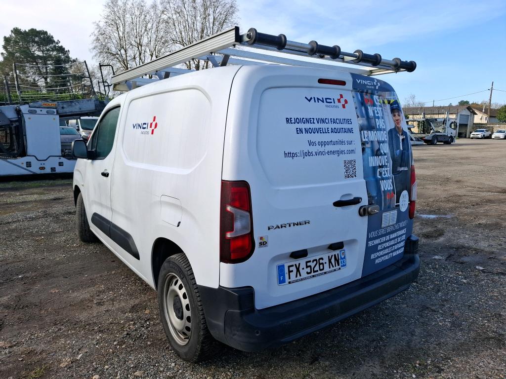 Peugeot PARTNER FOURGON STANDARD 1000 KG BLUEHDI 130 S&S BVM6 PREMIUM 2021