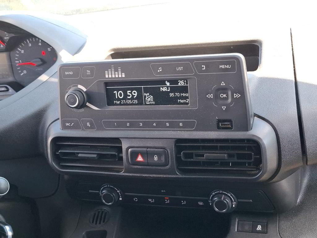 Peugeot PARTNER FOURGON STANDARD 650 KG BLUEHDI 100 S&S BVM5 PREMIUM 2020