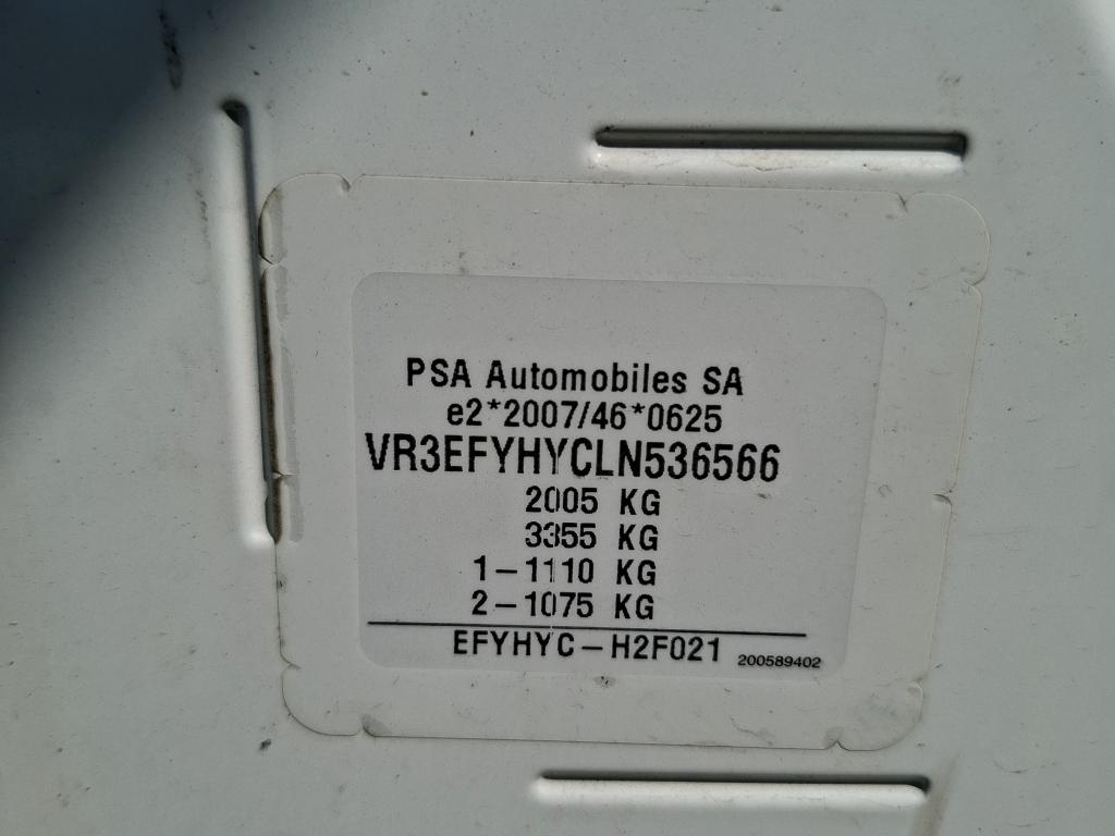 Peugeot PARTNER FOURGON STANDARD 650 KG BLUEHDI 100 S&S BVM5 PREMIUM 2020