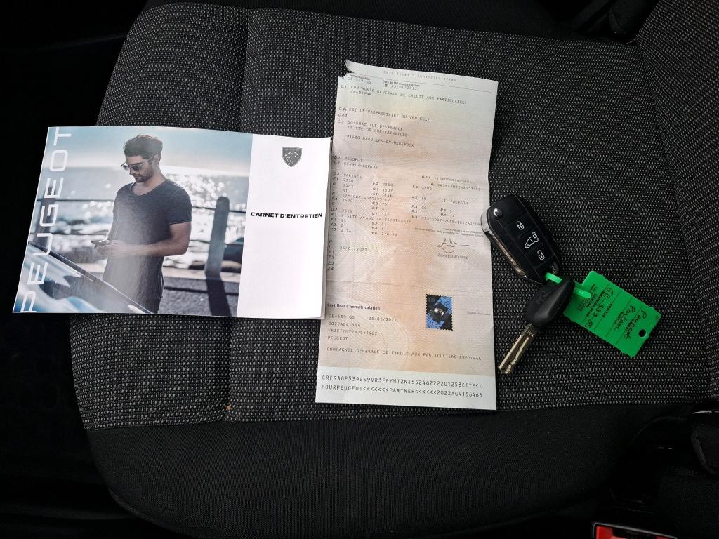 Peugeot PARTNER CA BLUEHDI 100 S&S BVM6  2022