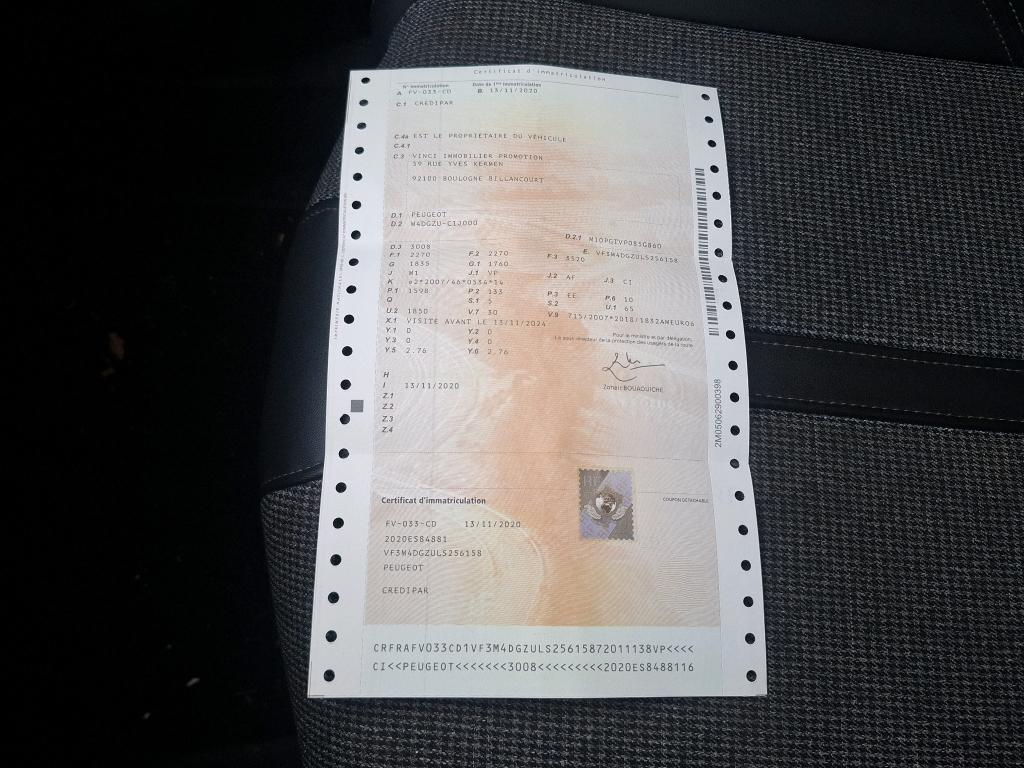 Peugeot 3008 Hybrid 225 e-EAT8 Allure Business 2020