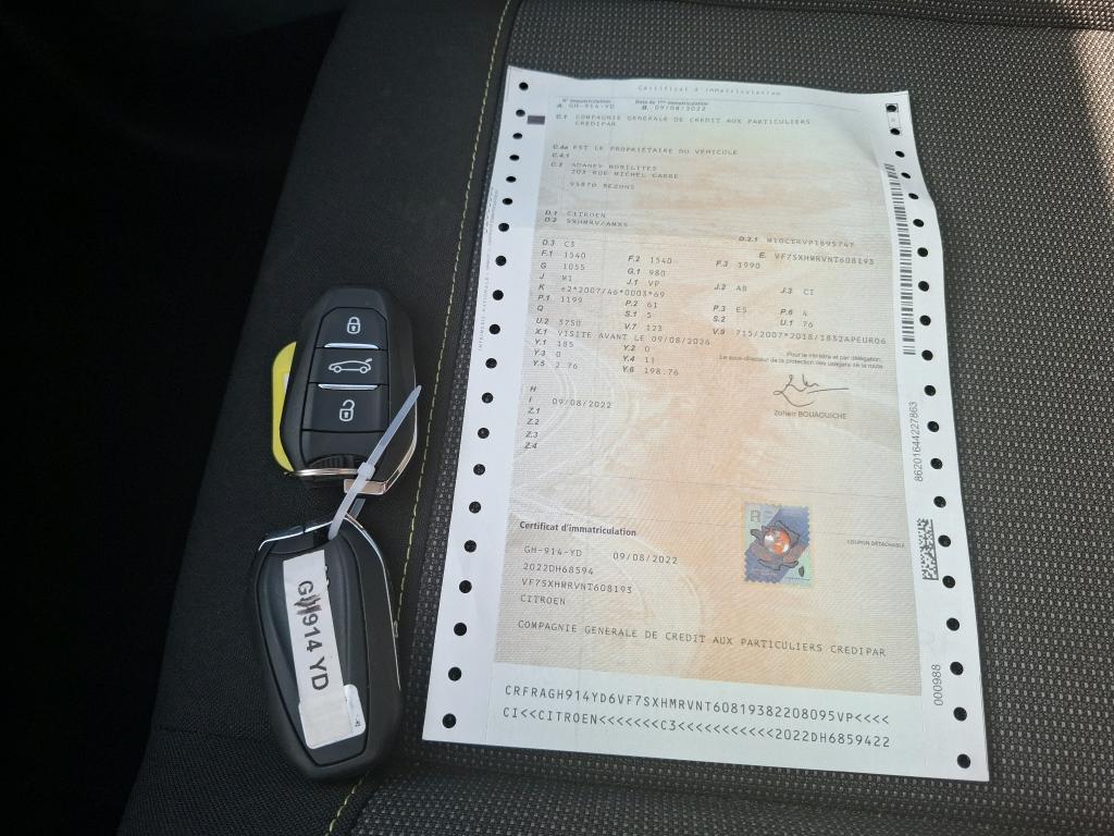 Citroen C3 PureTech 83 S&S BVM5 Shine 2022