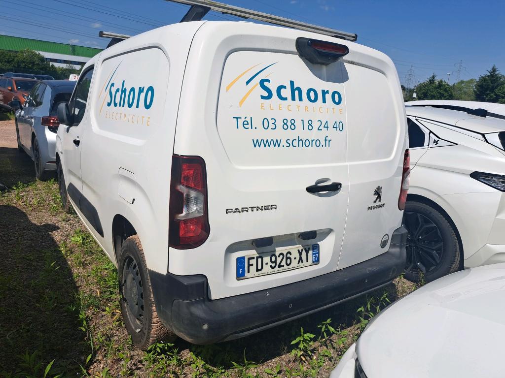 Peugeot PARTNER FOURGON STANDARD 1000 KG BLUEHDI 100 S&S BVM5 ASPHALT 2019