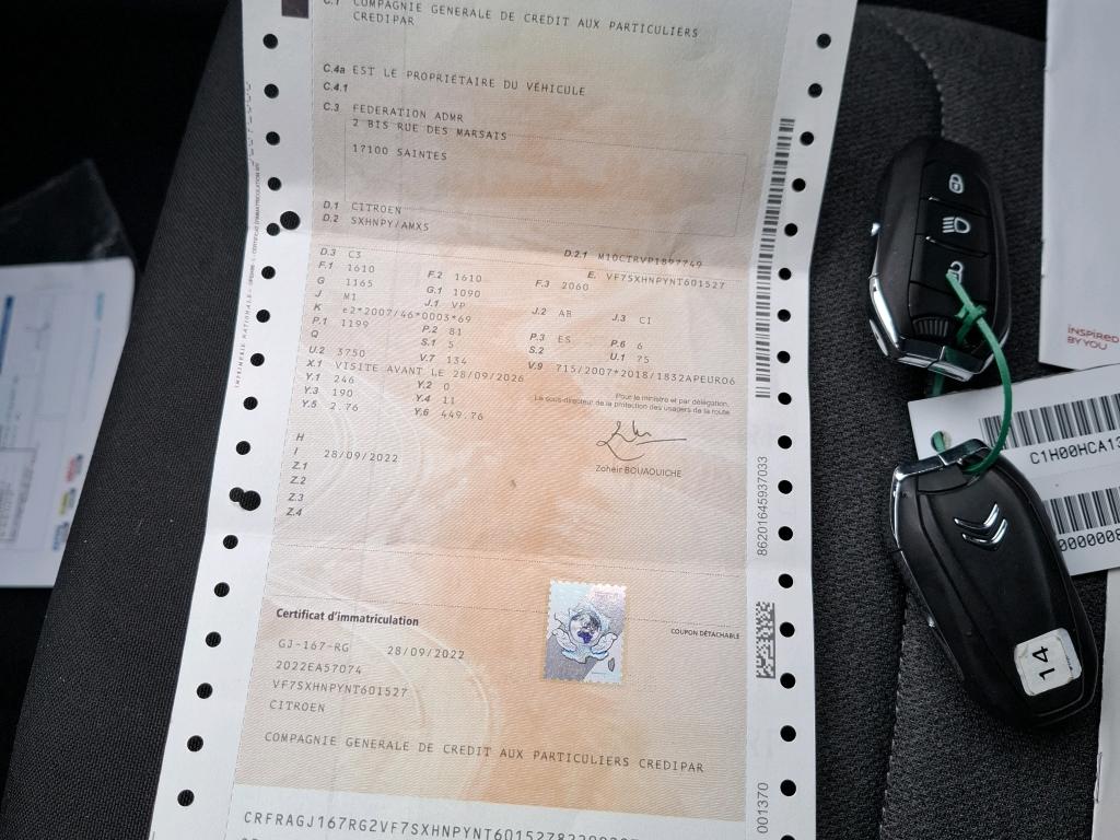 Citroen C3 PureTech 110 S&S EAT6 Shine Pack 2022