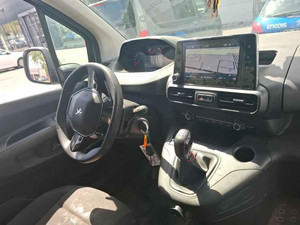 Peugeot PARTNER FOURGON STANDARD 650 KG BLUEHDI 100 S&S BVM5 ASPHALT 2021