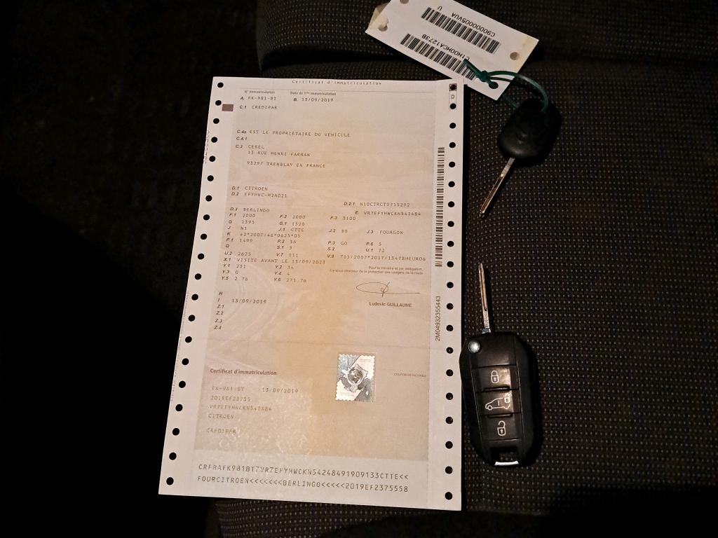 Citroen BERLINGO VAN M 650 BLUEHDI 75 BVM5 CLUB 2019