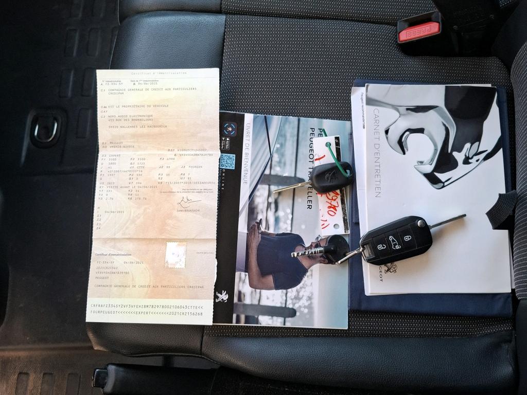 Peugeot EXPERT FGN TOLE LONG BLUEHDI 180 S&S EAT8 ASPHALT 2021