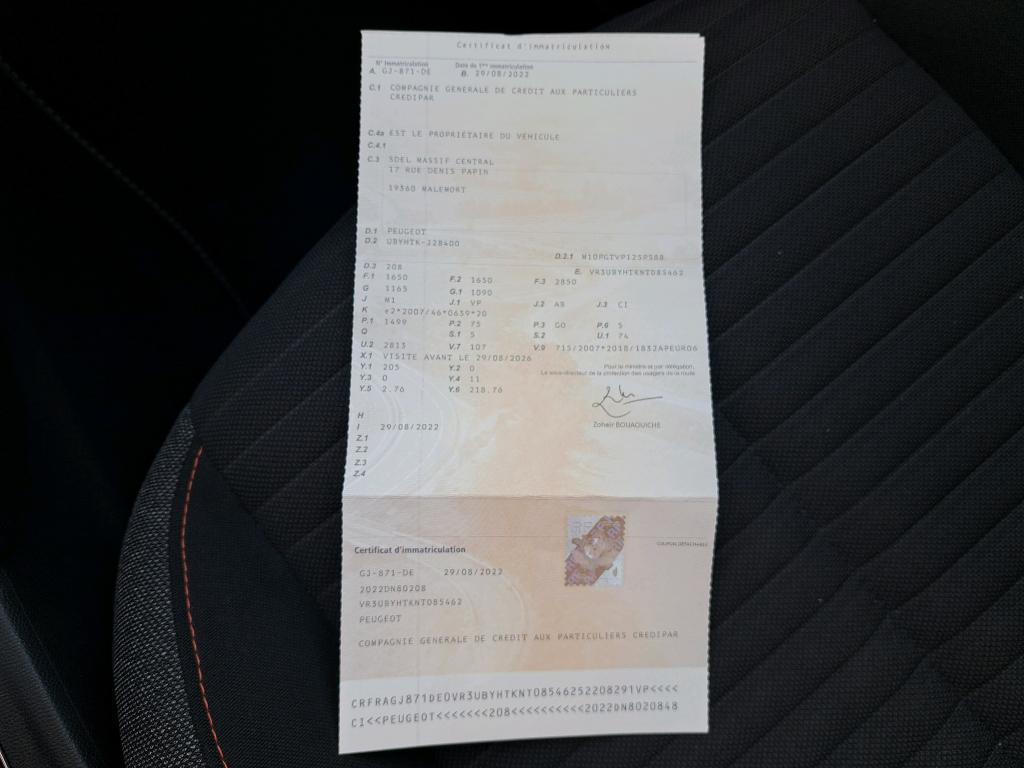 Peugeot 208 BlueHDi 100 S&S BVM6 Active Pack 2022