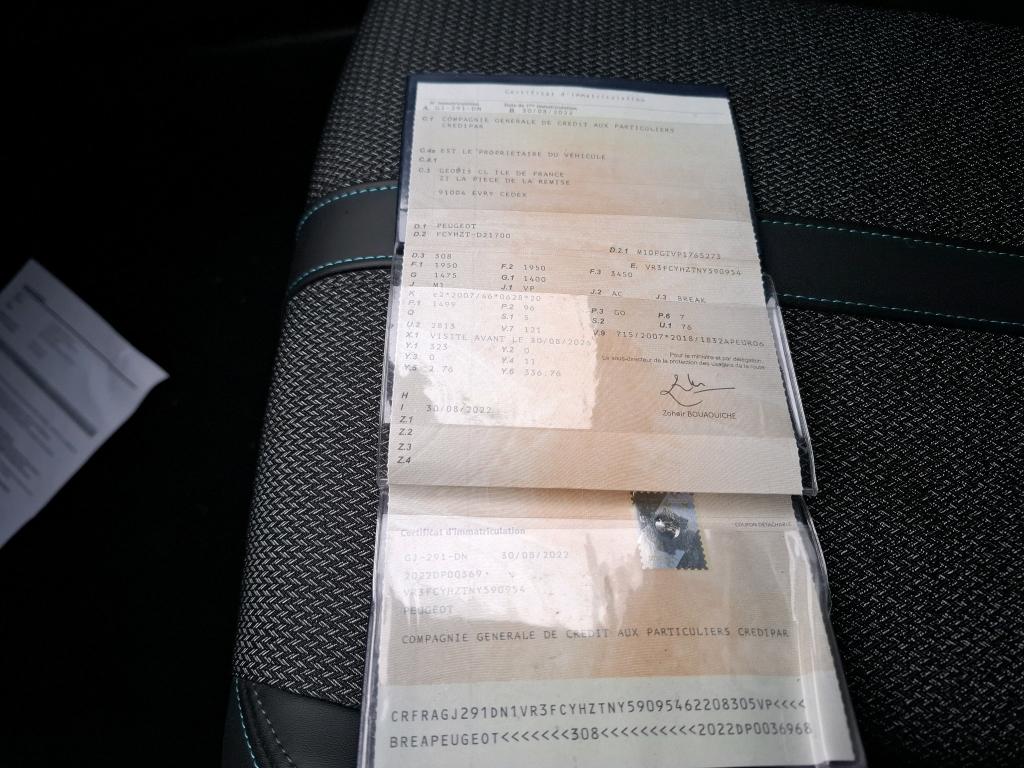 Peugeot 308 SW BlueHDi 130ch S&S EAT8 Allure Pack 2022