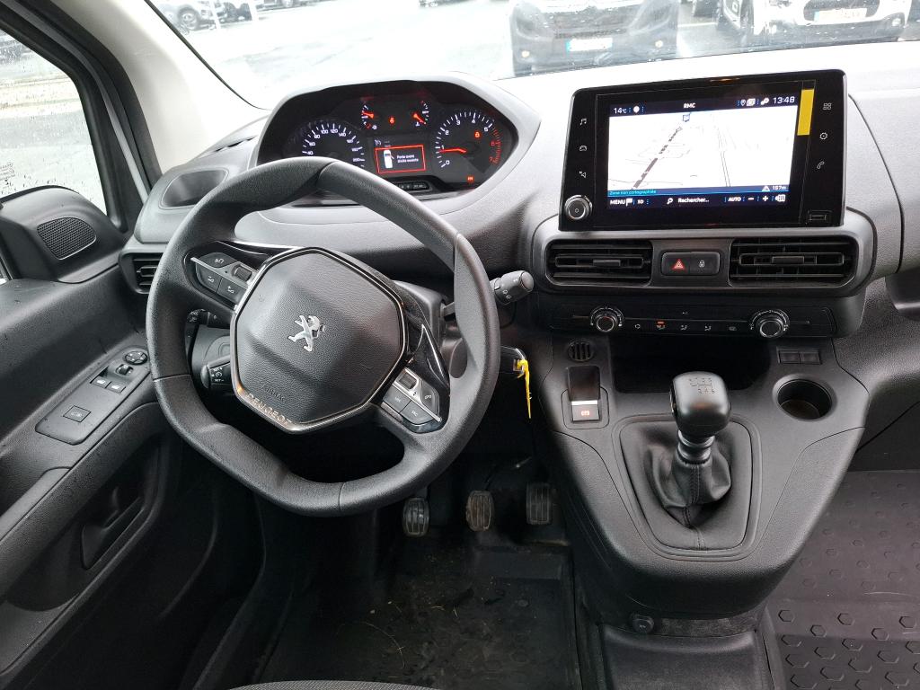 Peugeot PARTNER FOURGON STANDARD 650 KG BLUEHDI 100 S&S BVM6 ASPHALT 2022