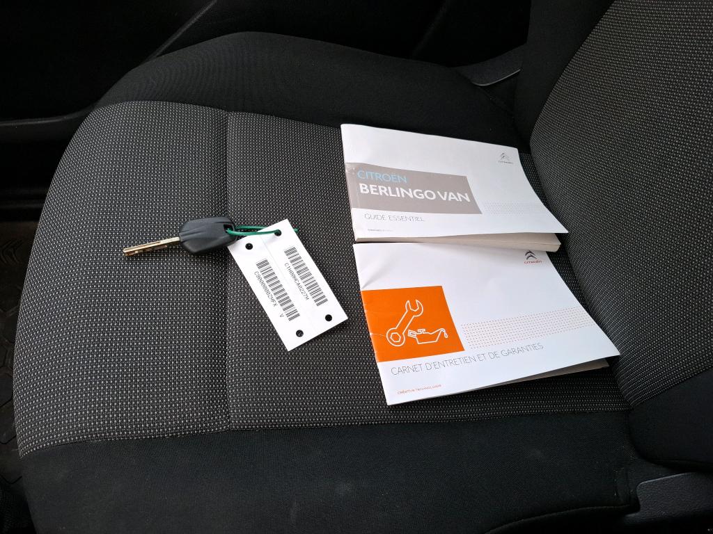 Citroen BERLINGO VAN M 650 BLUEHDI 100 S&S CLUB 2019
