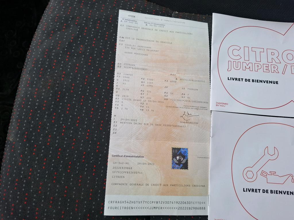 Citroen JUMPER TOLE 35 L2H1 BLUEHDi 165 S&S BVM6 DRIVER 2022