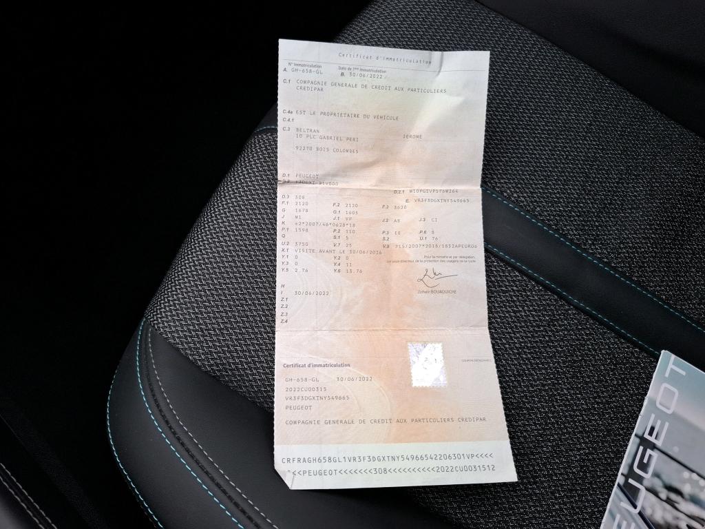 Peugeot 308 PHEV 180 e-EAT8 Allure Pack 2022