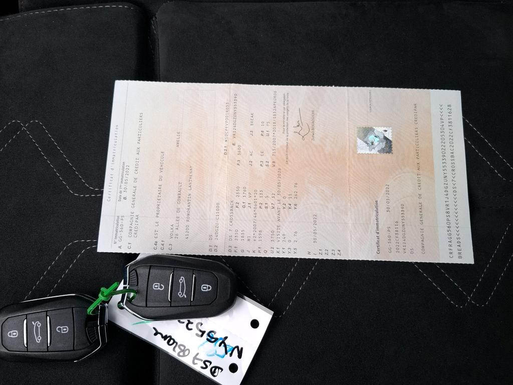 DS DS7 Crossback Hybride E-Tense 225 EAT8 Performance Line+ 2022