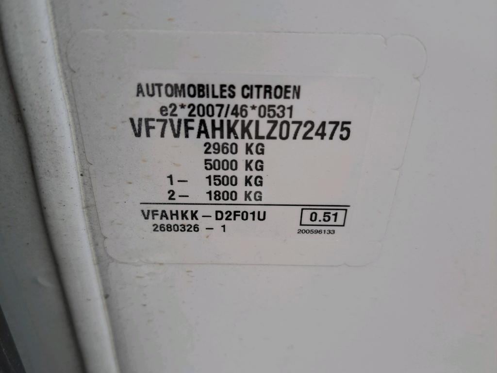 Citroen JUMPY CAB APPROFONDIE XL BLUEHDI 120 BVM6 CLUB 340 NM 2020