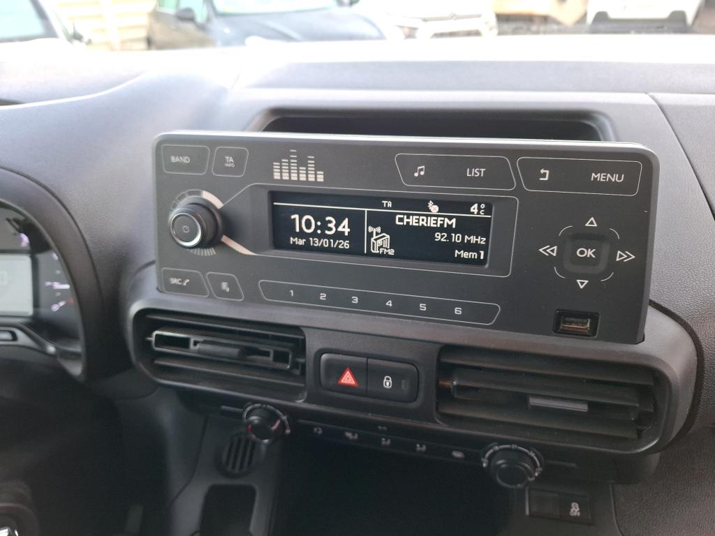 Citroen BERLINGO VAN M 650 BLUEHDI 100 S&S BVM6 CLUB 2022