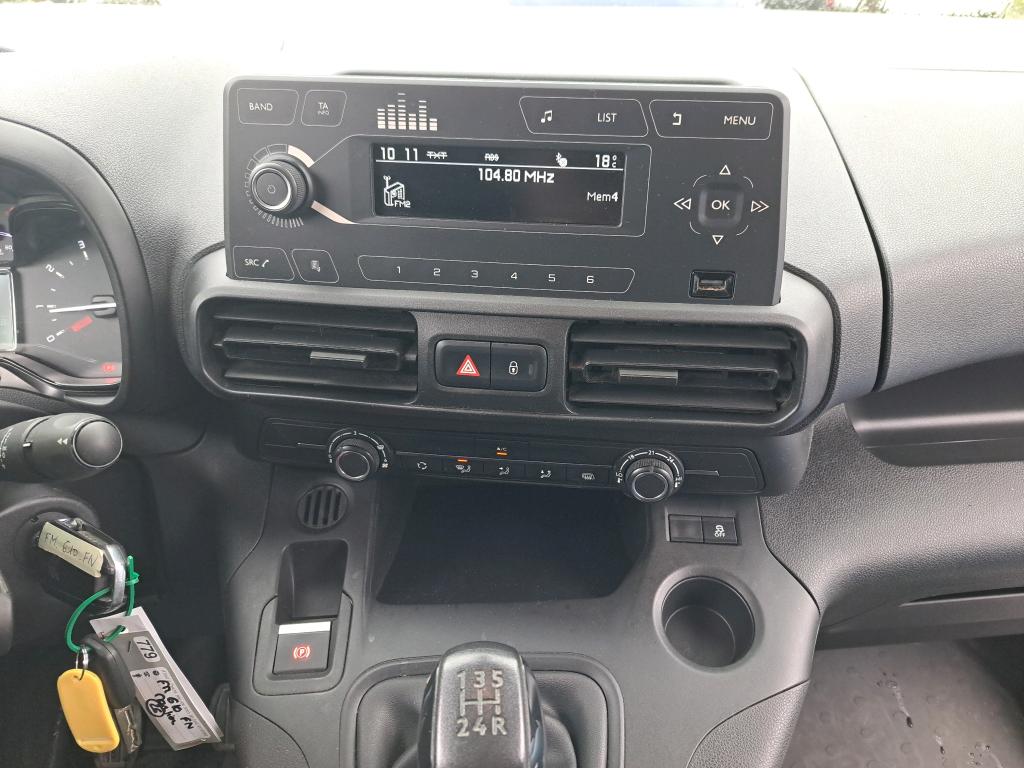 Citroen BERLINGO VAN M 650 BLUEHDI 100 S&S BVM5 CLUB 2019