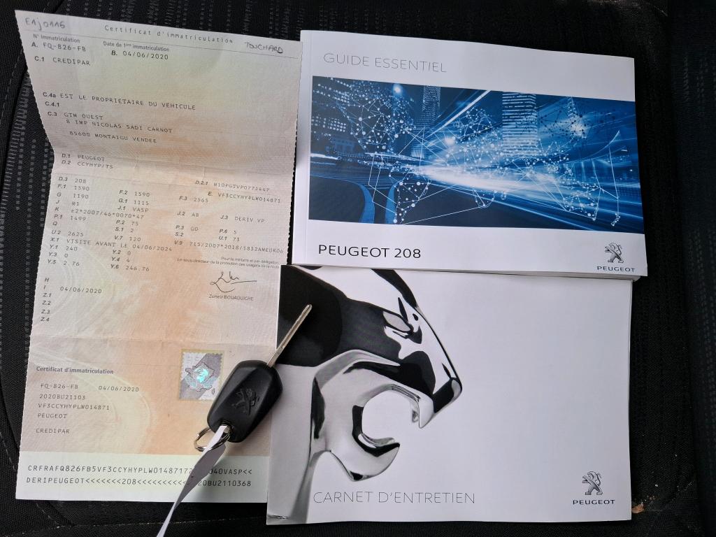 Peugeot 208 AFFAIRE BLUEHDI 100 S&S BVM5 PREMIUM PACK 2020