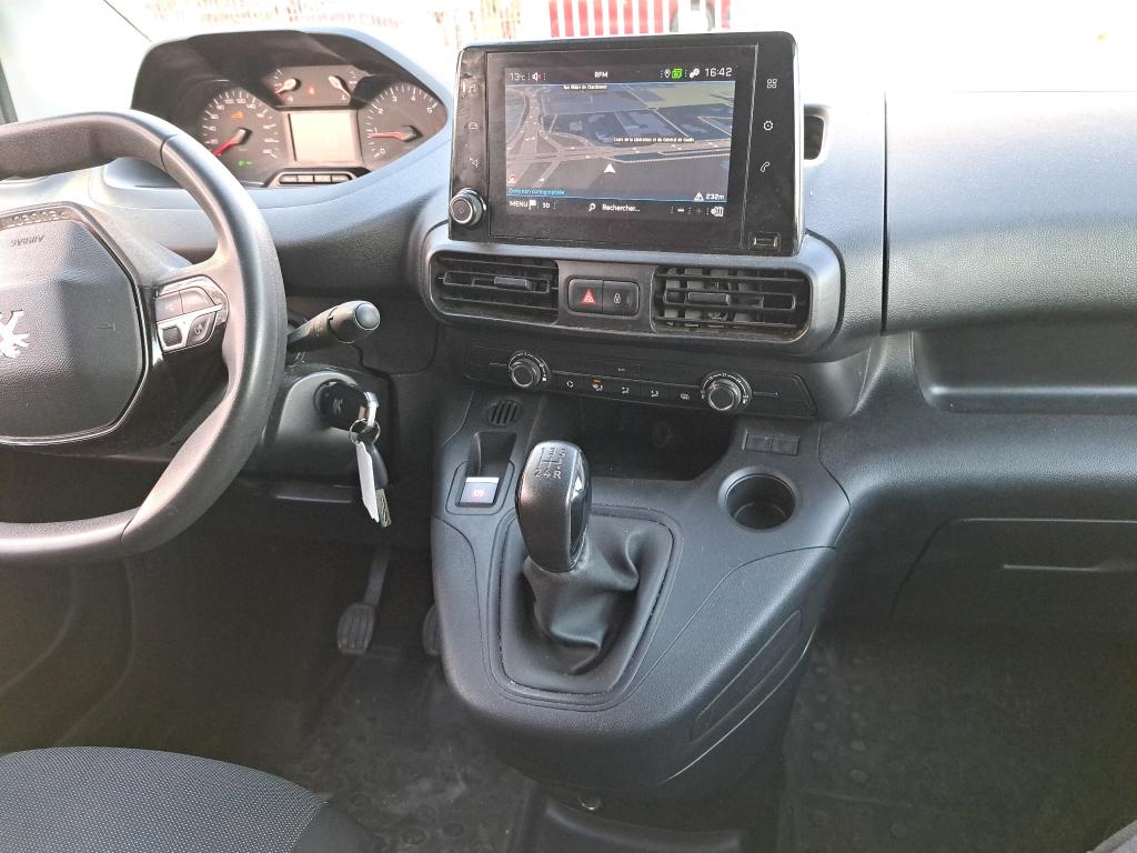 Peugeot PARTNER FOURGON LONG 950 KG BLUEHDI 100 S&S BVM5 ASPHALT 2021