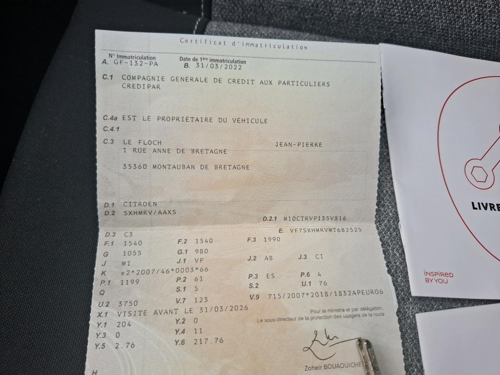 Citroen C3 PureTech 83 S&S BVM5 C-Series 2022