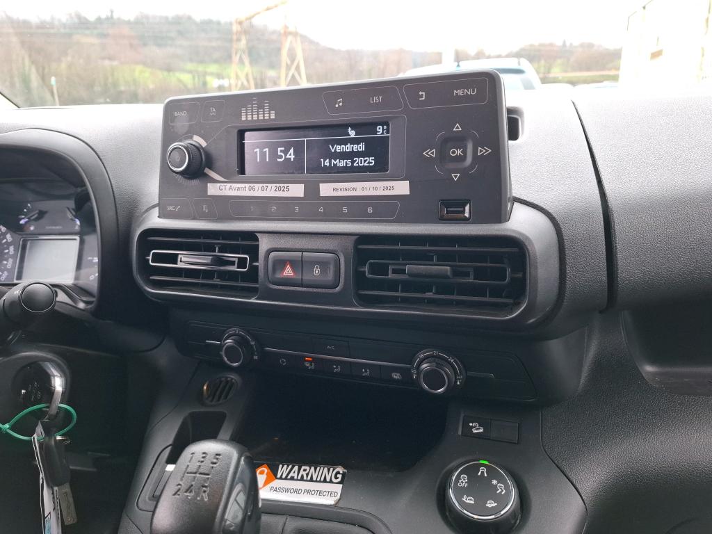 Citroen BERLINGO VAN M 650 BLUEHDI 100 S&S CLUB 2019