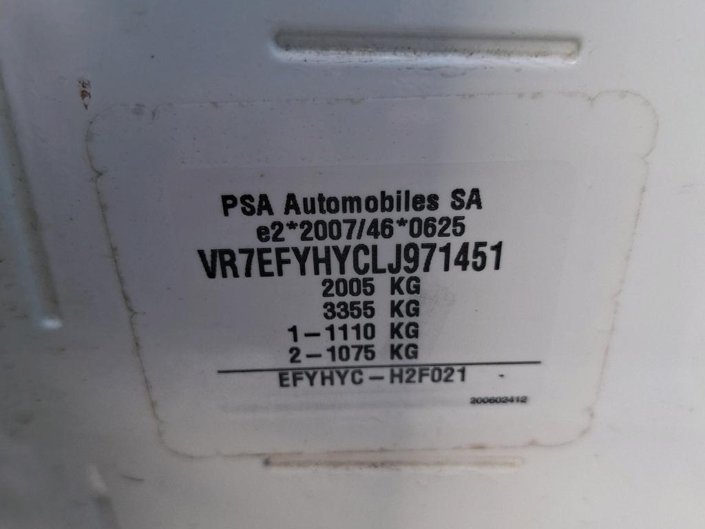 Citroen BERLINGO VAN M 650 BLUEHDI 100 S&S BVM5 CLUB 2020