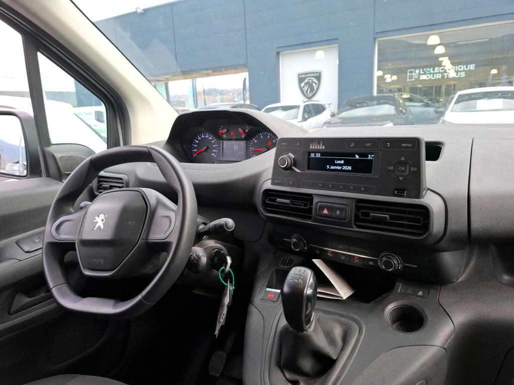 Peugeot PARTNER FOURGON STANDARD 650 KG BLUEHDI 100 S&S BVM5 PREMIUM 2021