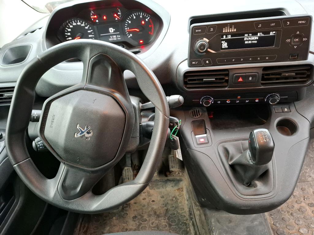 Peugeot PARTNER FOURGON STANDARD 650 KG BLUEHDI 100 S&S BVM5 PREMIUM 2019