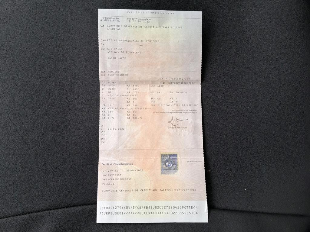 Peugeot BOXER TOLE 335 L2H2 BLUEHDI 140 S&S ASPHALT 2022