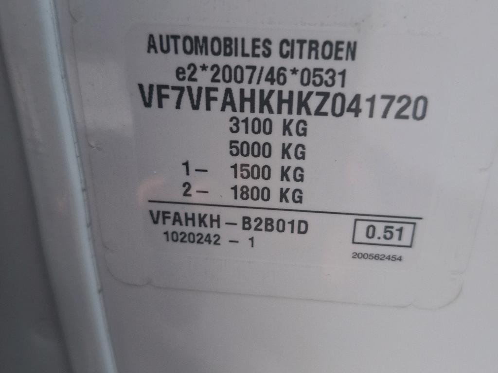 Citroen JUMPY FGN M BLUEHDI 120 S&S BVM6 CLUB 340 NM 2019